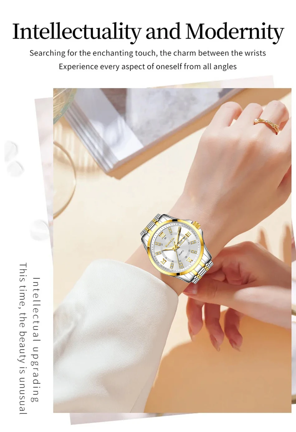 SUNKTA Orologio da Donna - Stile casual