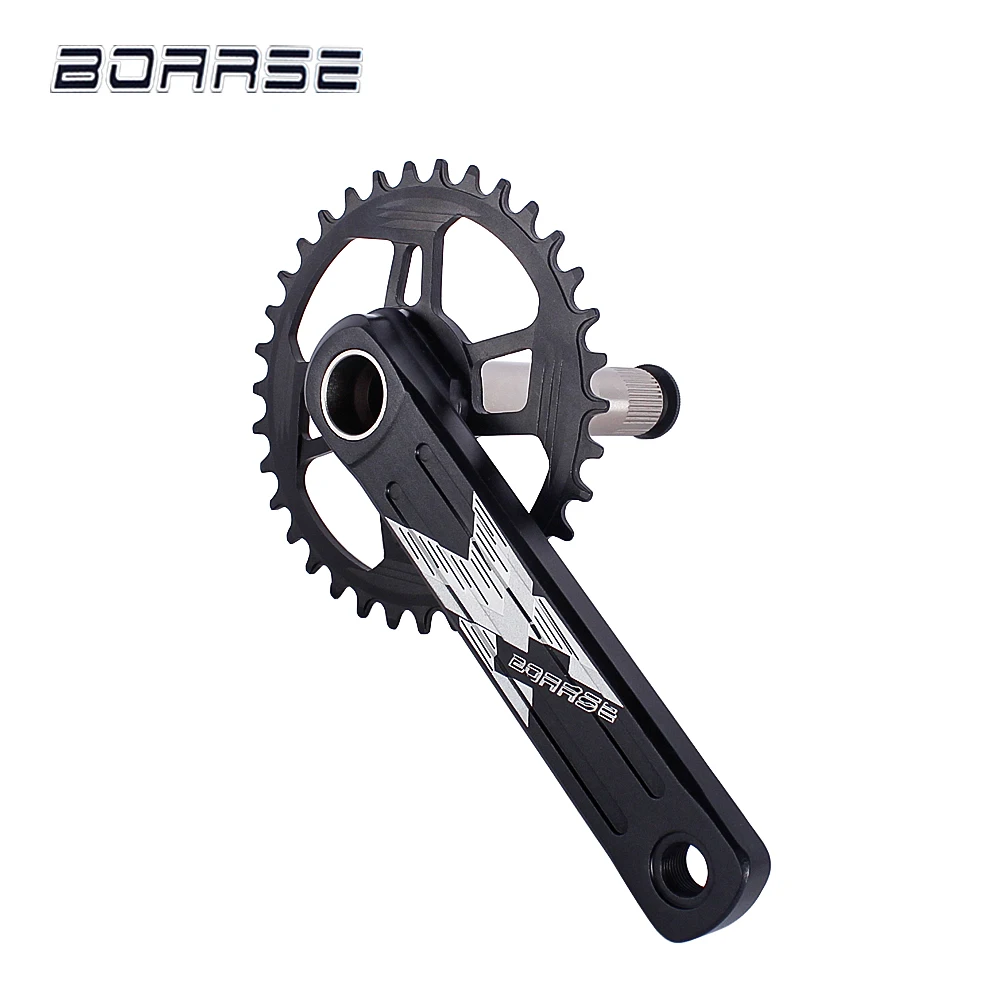 BOARSE-Mountain Bike Crankset 34T Chainwheel, Aluminum Alloy with Bottom, 170mm Crank Arm, MTB BB Central Axis, Bicycle Crankset