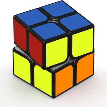 Qiyi 2x2 Professtional Fast Smooth Turning Magic Speed cube Stickerless Magic Cube Speed Puzzle Cubes Toys Gift 1