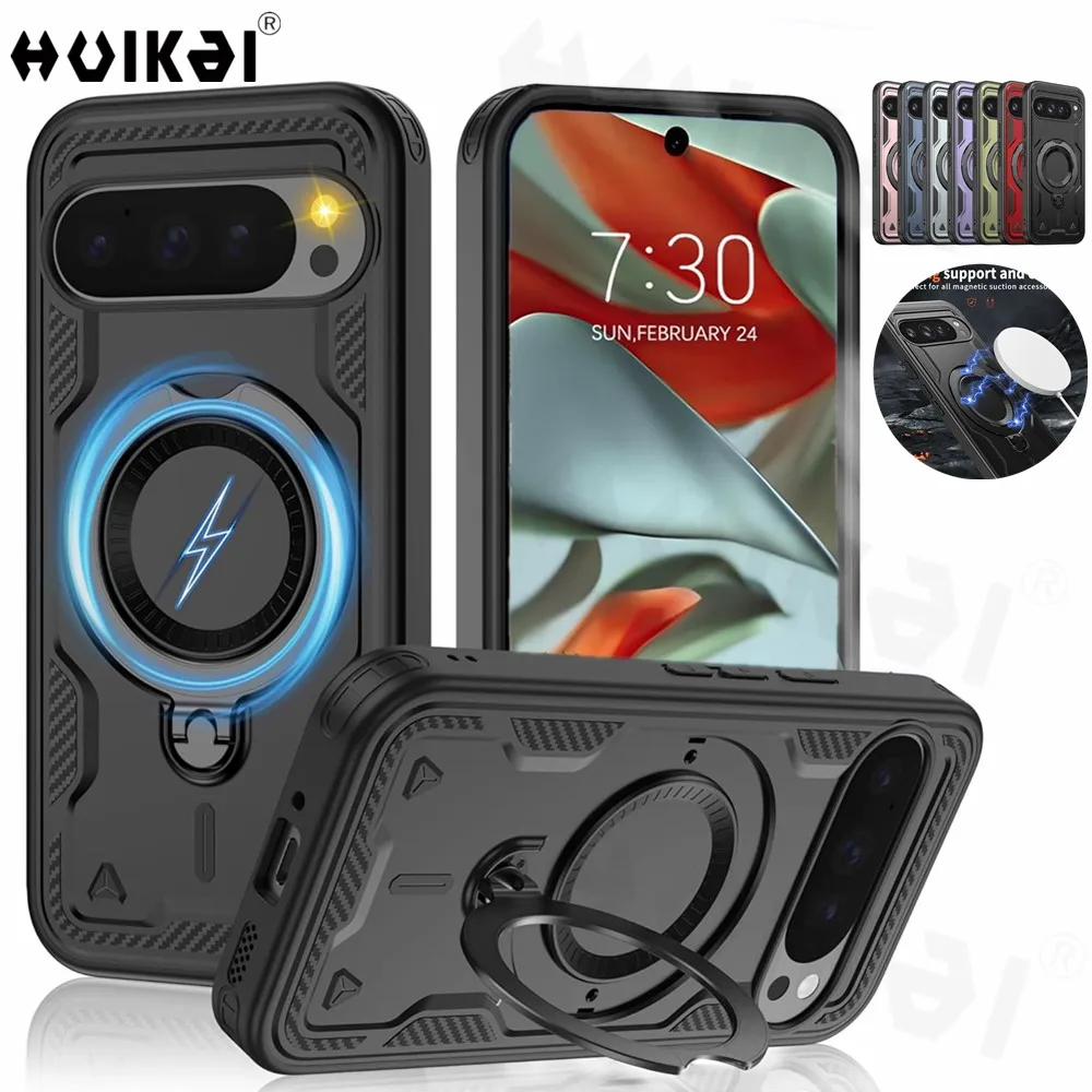 Magnetic Rotatable Stand Case with Kickstand and Enhanced Protection