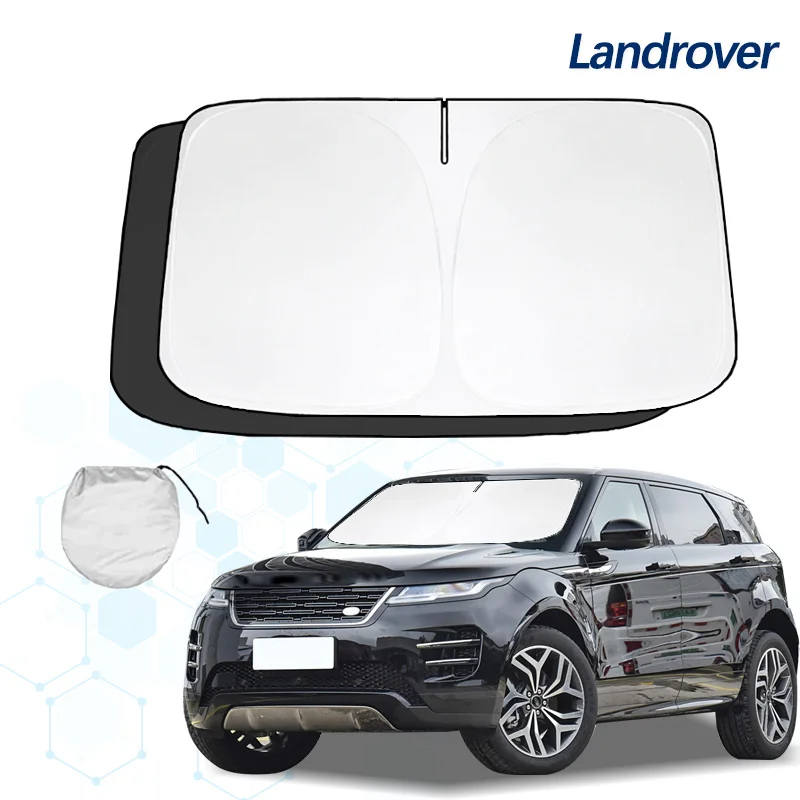 Windshield Sun Shade for Land Rover Evoque L551 L538 Foldable Blocks UV Rays Keep Car Cooler car sunshade,windshield sunshade,windshield sun shade
