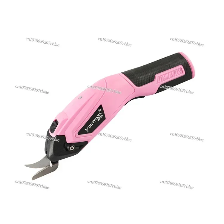 Pink Electric Scissors, Fabric Electric Cutting Scissors, Rechargeable Household Scissors