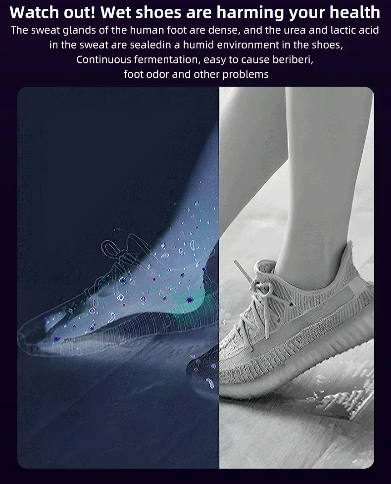 Description Picture 4 of itemTINSOL New 150W Electric Shoe Dryer Intelligent Constant Temperature Fast Drying Deodorizing Sterilizing Shoe Dryer Shoe Warmer
