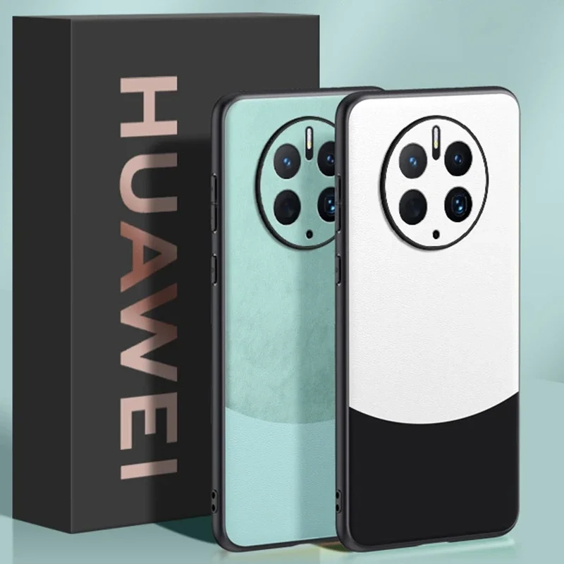 Premium Matte Silicone Luxury PU Leather Phone Case - Elegant Protection Cover