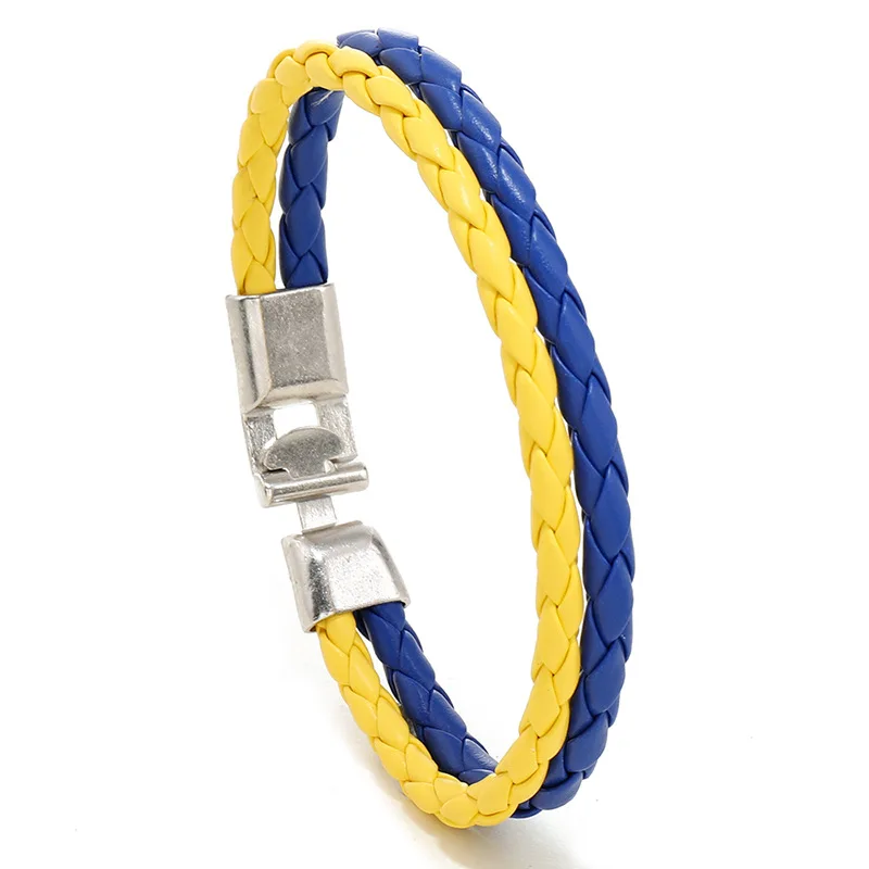 Ukraine National Flag Bracelets Silicone Bracelets Ukrainian 6