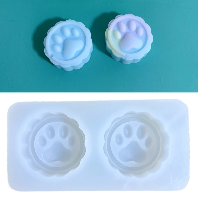 

Creative Cats Paw Bread Molds Silicone Mold for DIY Crafts Jewelry Making Moulds
