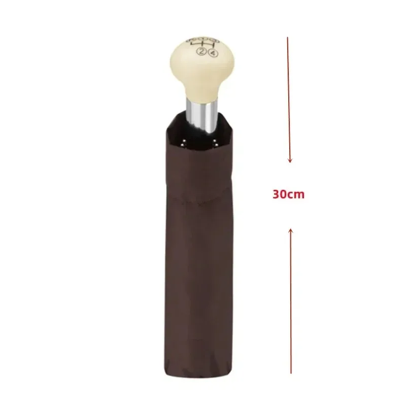 For Mercedes-Benz Retro Shift Handle Design Folding Sun Protection Short Handle Car Business Advertising Gift Umbrella