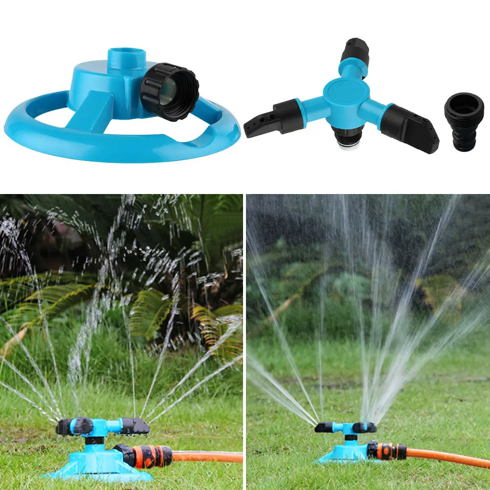 

360 Degree Rotating Automatic Garden Lawn Sprinklers Water System Quick Coupling Yard Lawn Nozzle Garden Irrigation Supplies