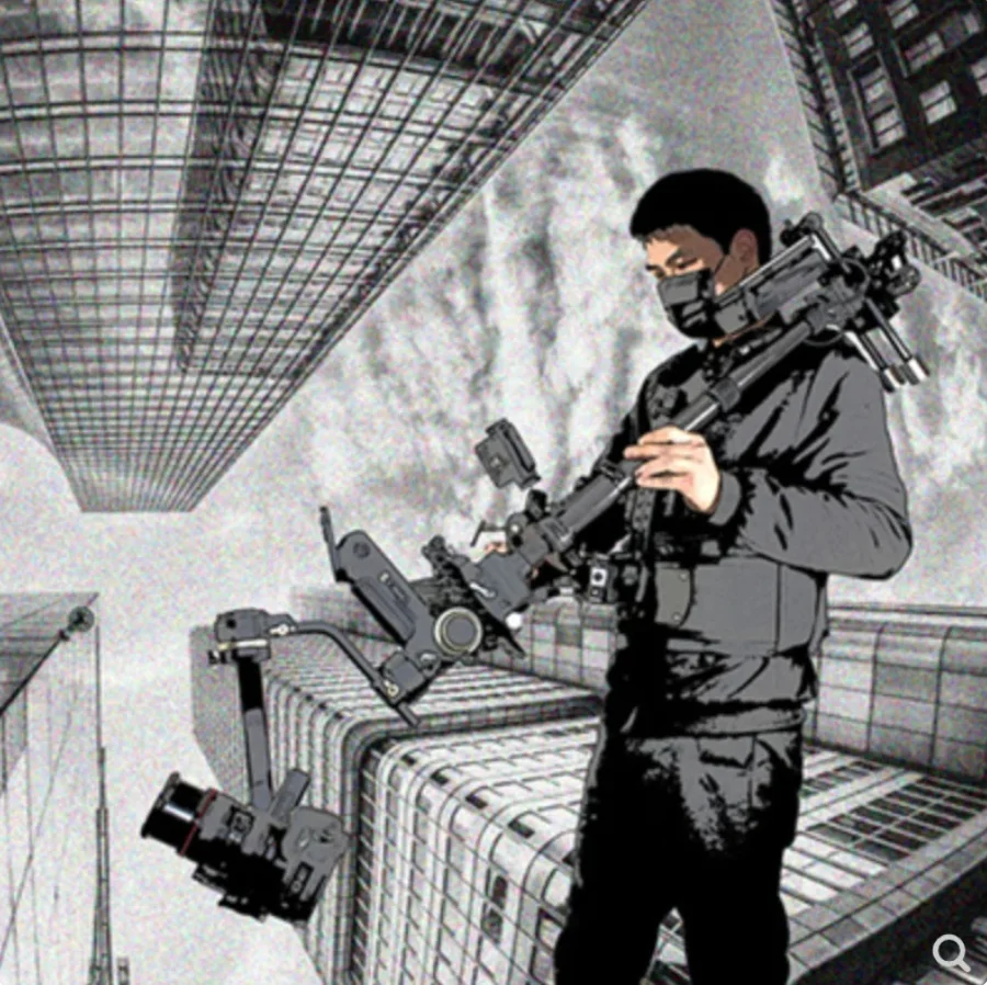 LAING M30F 6-16kg Weight Bear Carbon Fiber Video Camcorder