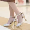Princess Shoes For Girl Child Bowknot High Heel Shoes Kids Pearl Party Shoe 3