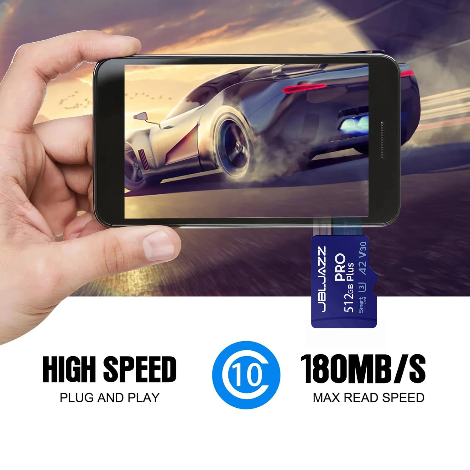 미니 TF 카드 64GB 고속 클래스 10 마이크로 SD 카드 256GB 512GB 고품질 메모리 카드 128GB 스마트 SD 카드 레더 선물