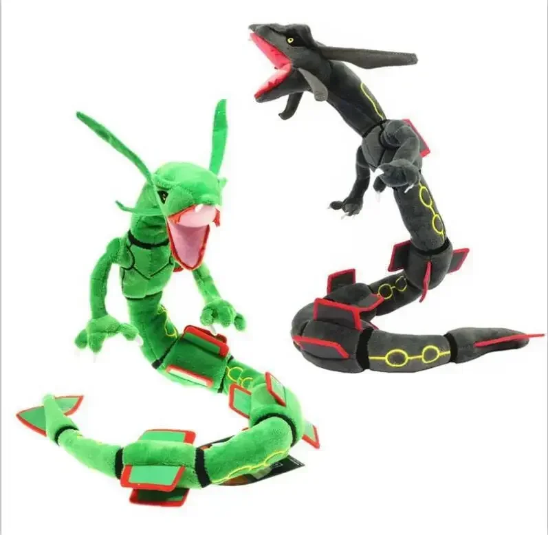 80Cm Pokemon Sky Dragon Animal Dolls Toys Figures Pokemon Rayquaza Cartoon Cute Pokemon Peluche Dolls For Gifts
