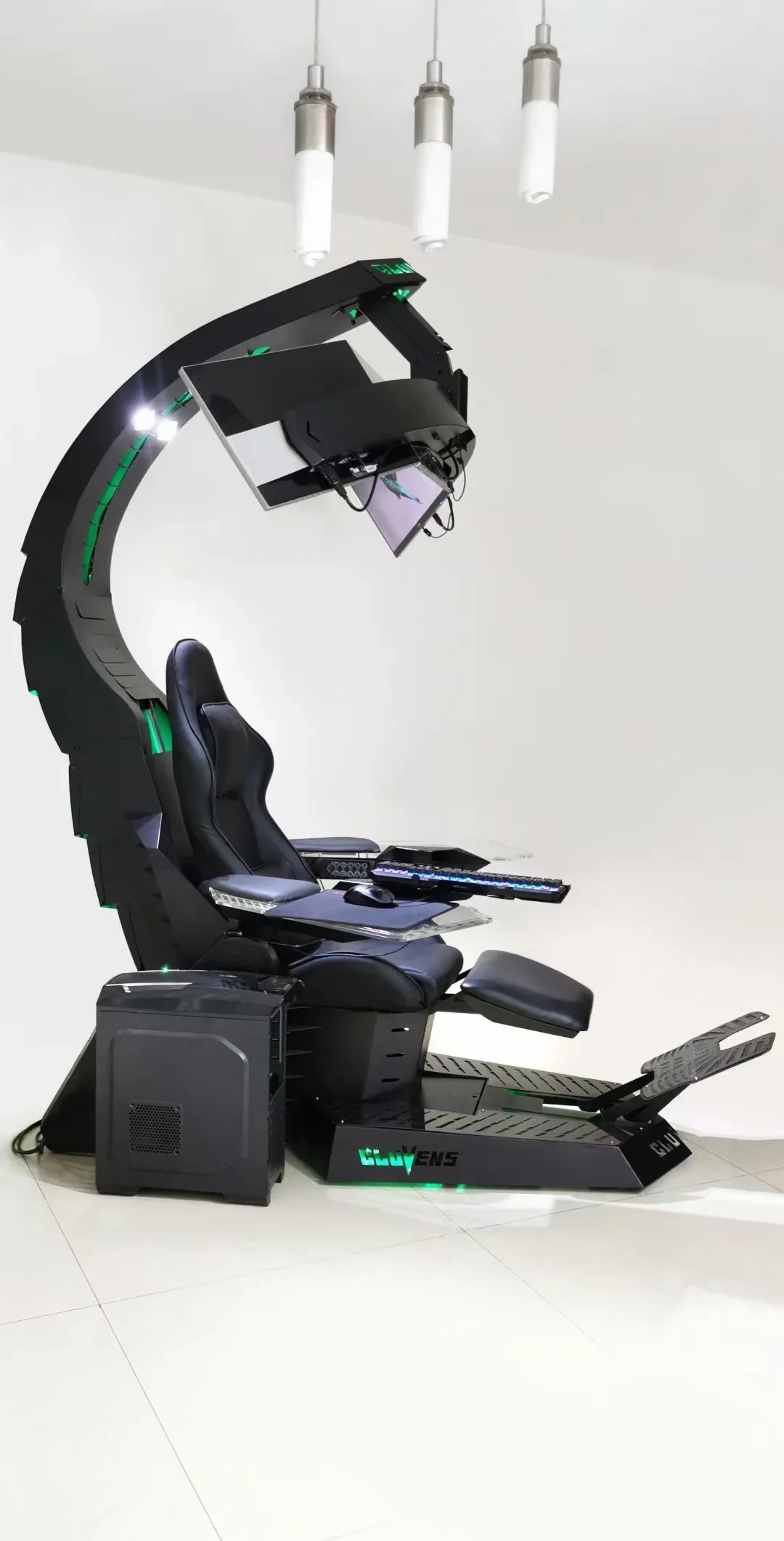 Hot selling UNICORN zero gravity recline PC Chair with heat and massage cockpit as predator 2