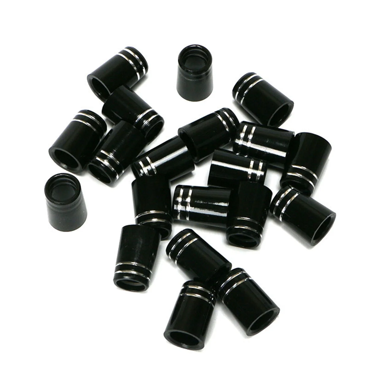 10pcs Golf Ferrule with Double Chrome Ring for Driver & Fairway Wood & Iron Golf Accessories Type 7: 9.5x19x13.6mm