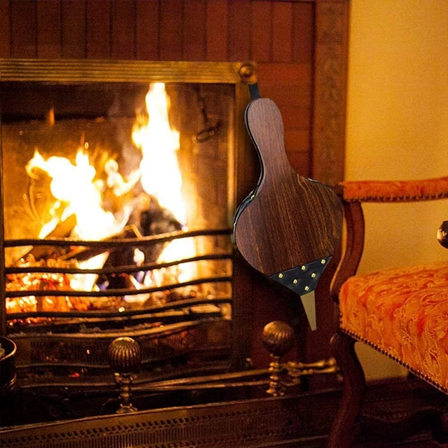 Fireplace Blower,Manual Wood Air Blower,Retro Fireplace Blower With Lanyard  For Outdoor Camping, BBQ Grill,