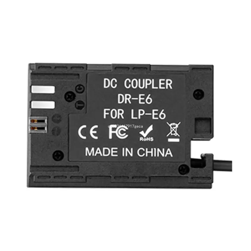 

196cm Length USB to for LP ACK-E6 for DC Coupler Battery for 5D Mark II III 60D 60D 70D 80D 5D2 5D3 6D Dropship
