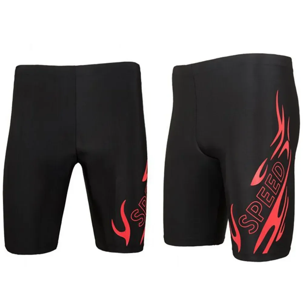 New Swimsuit Mens Swimming Trunks Sexy Swimwear Quick-dry Boxer Shorts Tight Swim Trunks Plus Size Quick Dry Swimming 4