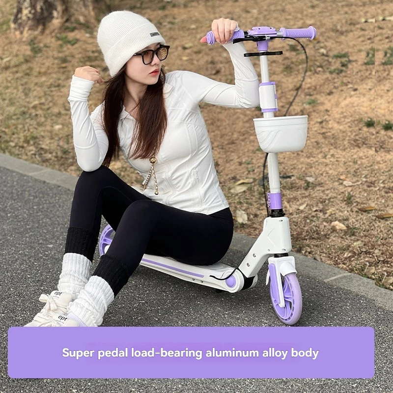 Teenagers and Kids Scooters Adult Two-Wheeled Collapsible City Campus Scooter 12 children scooter folding scooter