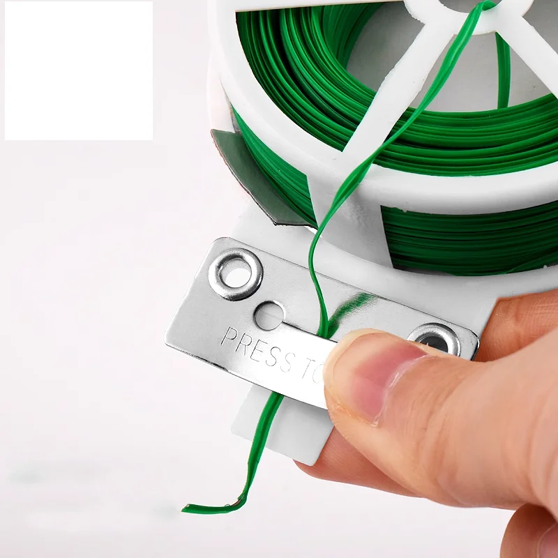 Plant Ties 20~100m Gardening Twist Ties Plant Binding Wire Support Care Flower Creeper Vines Hoops Fixed
