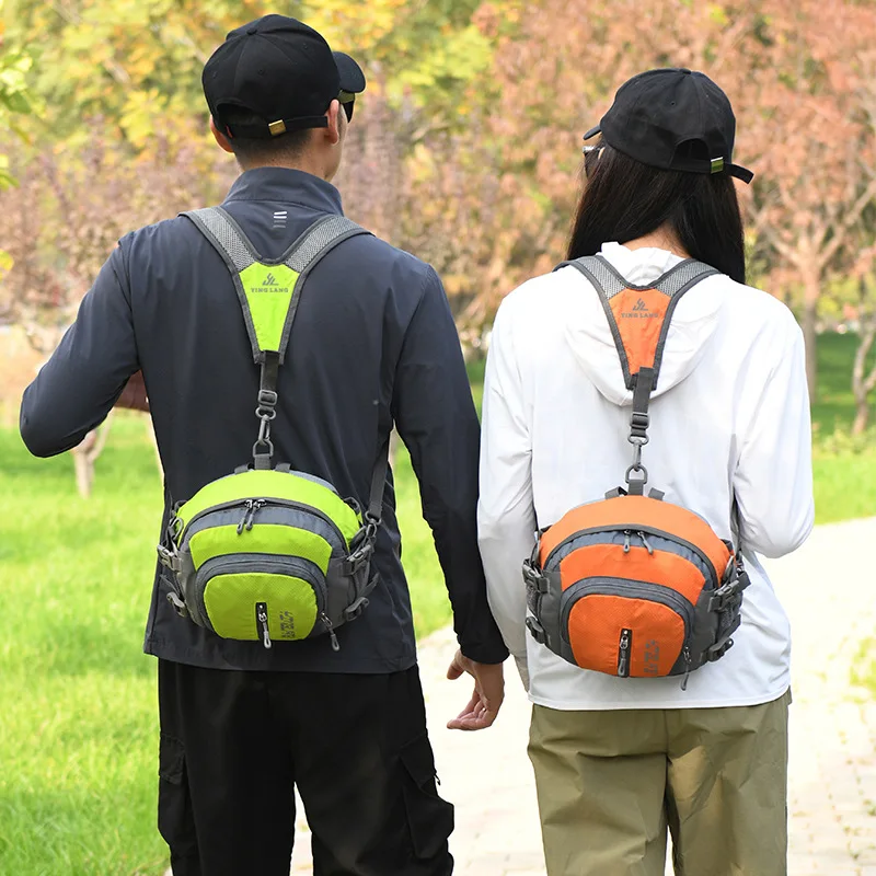 Sac de taille pour Sports de plein air, cyclisme, Camping, escalade, sac à dos pour hommes, randonnée, épaule, bouteille d'eau, vélo, sac banane, pêche