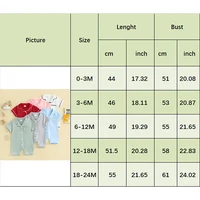 Infant Baby Clothing Boys Girls Robes Sleepwear Short Sleeve Lapel Neck Buttons down Romper Pajamas Outfit 6