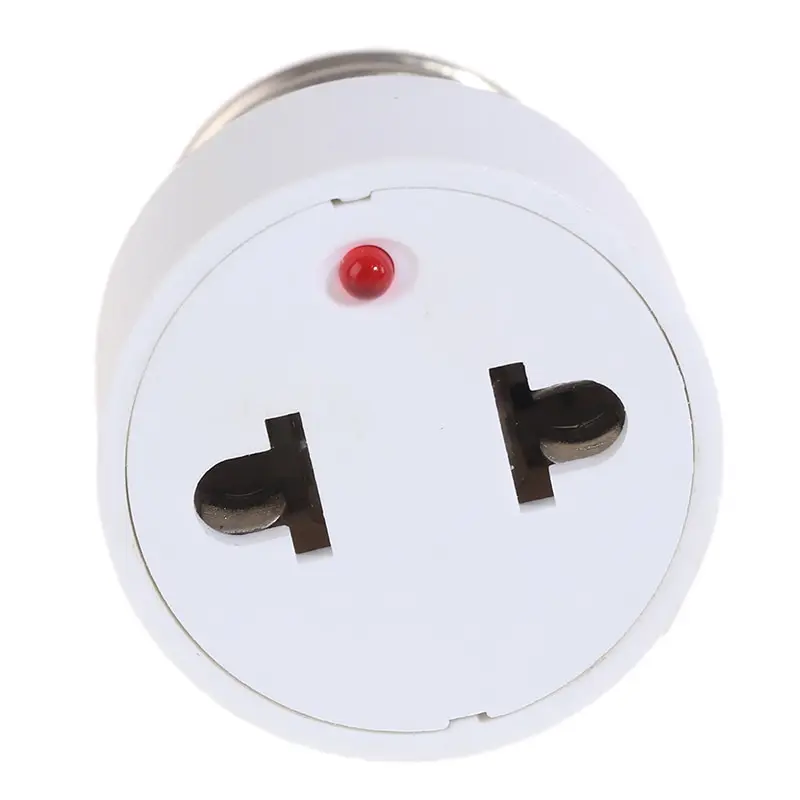 E27 Bulb To US EU Plug Light Fixture Bulb Base Lamp Socket Adapter Convert To Regular US/EU Plug