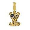 Steampunk Bear Pendant Sparkling Cute Panda Charm Bead Fit Original 925 Sterling Silver Bracelet DIY Jewelry Fashion Gift 5