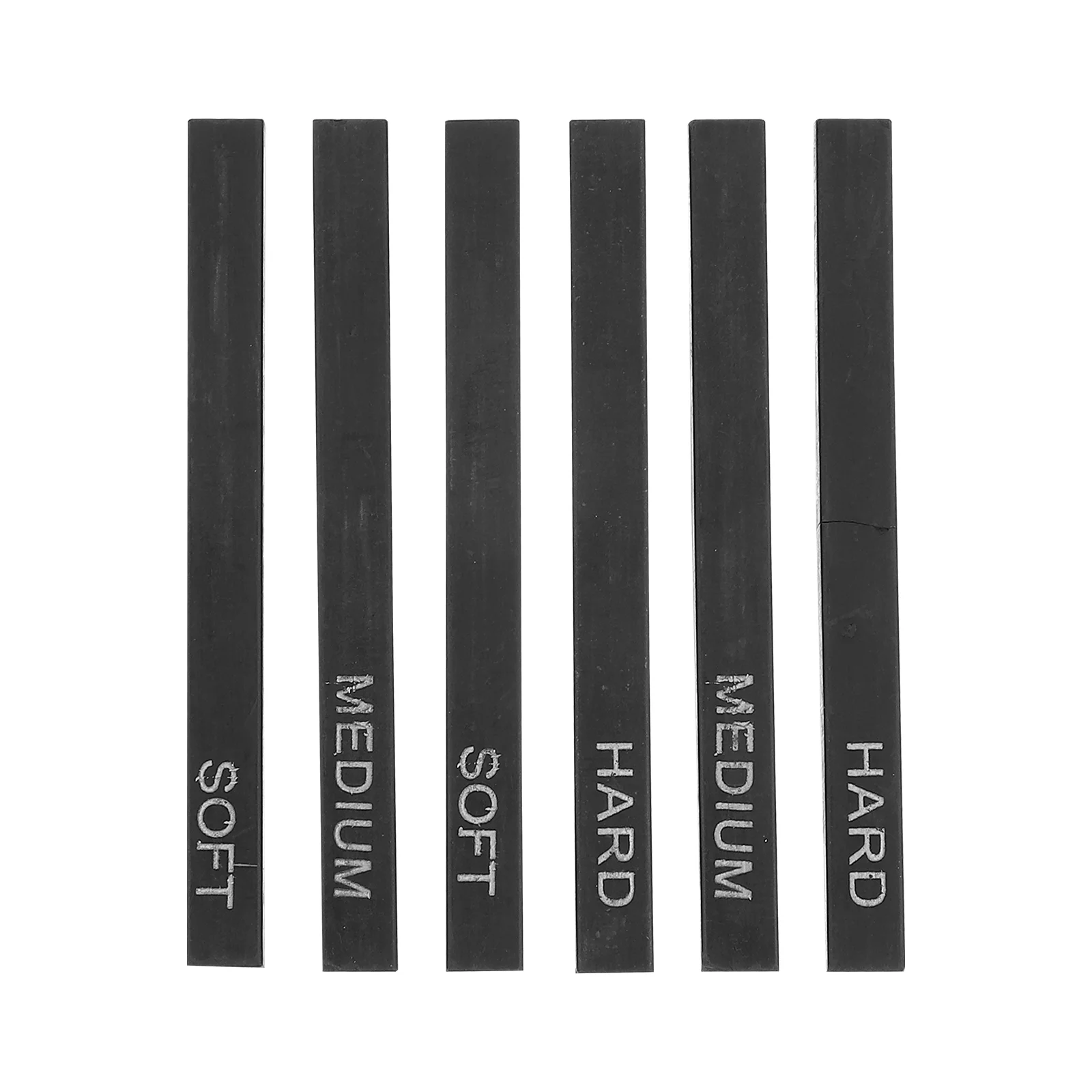 6 Pcs Sketch Carbon Square Bars Compressed Charcoal Stick Black Suit Painting Tools Willow 25 pcs charcoal sticks pencils for painting green bamboo drawing willow compressed teens adults carbon student professional