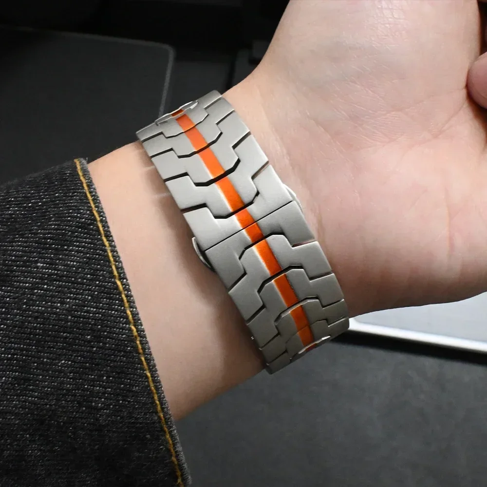 Luxury Stainless Steel Business Watch Band - No Gaps QuickFit Bracelet