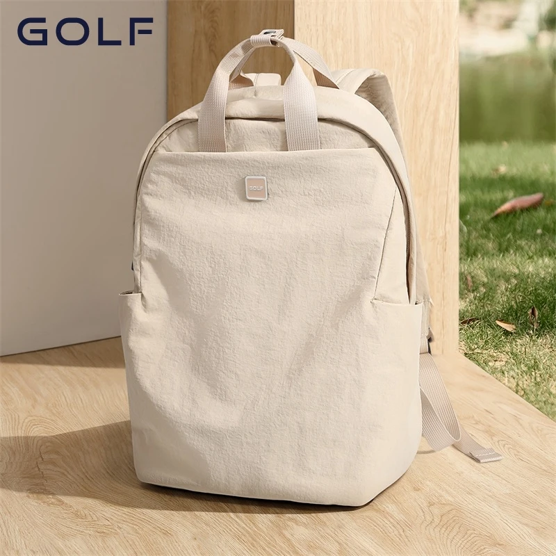 GOLF Fashion Travel Backpack for Women Nylon Waterproof Schoolbag 14" Laptop Bag Multifunctional Dual Shoulder Bag High Capacity