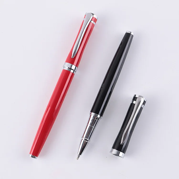 

6Pcs Metal Roller Ball Pen Ballpoint Pen Business Office Accessories School Teacher Gift Writing Stationery Supplies