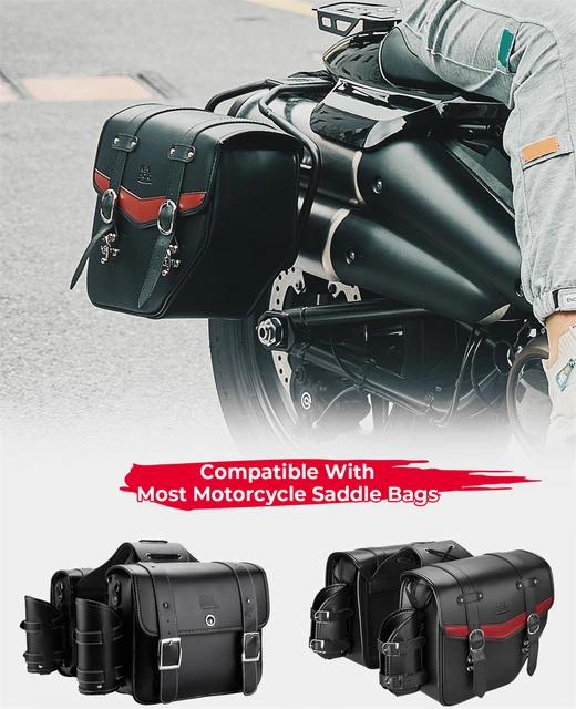 Supporto Laterale Universale Per Borse Moto - Staffa In Ferro Per Montaggio Borse Da Sella, Anti-Attrito Per Pneumatici