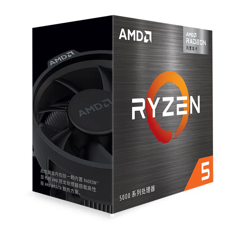 AMD Ryzen 5 5600GT Processor (Boxed) - 6-Core 12-Thread, 3.6GHz, 16MB Cache, Radeon Graphics, 7nm, AM4 Socket, with Wraith Steal