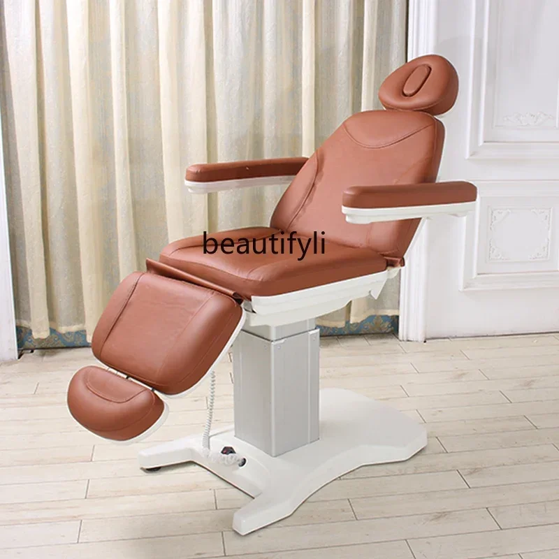 Tattoo Chair Electric Lift Beauty Care Bed Physiotherapy Bed Multifunctional Tattoo Chair