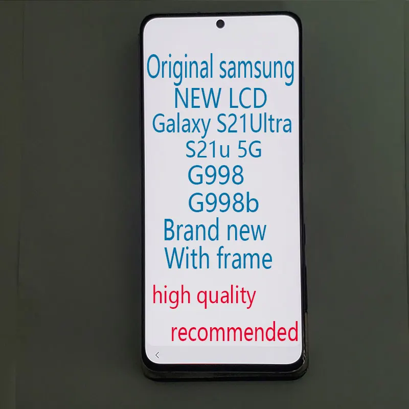 

suitable for Samsung Galaxy s21Ultra mobile phone LCD screen s21u screen g998 replacement display g998b touch screen digitizer