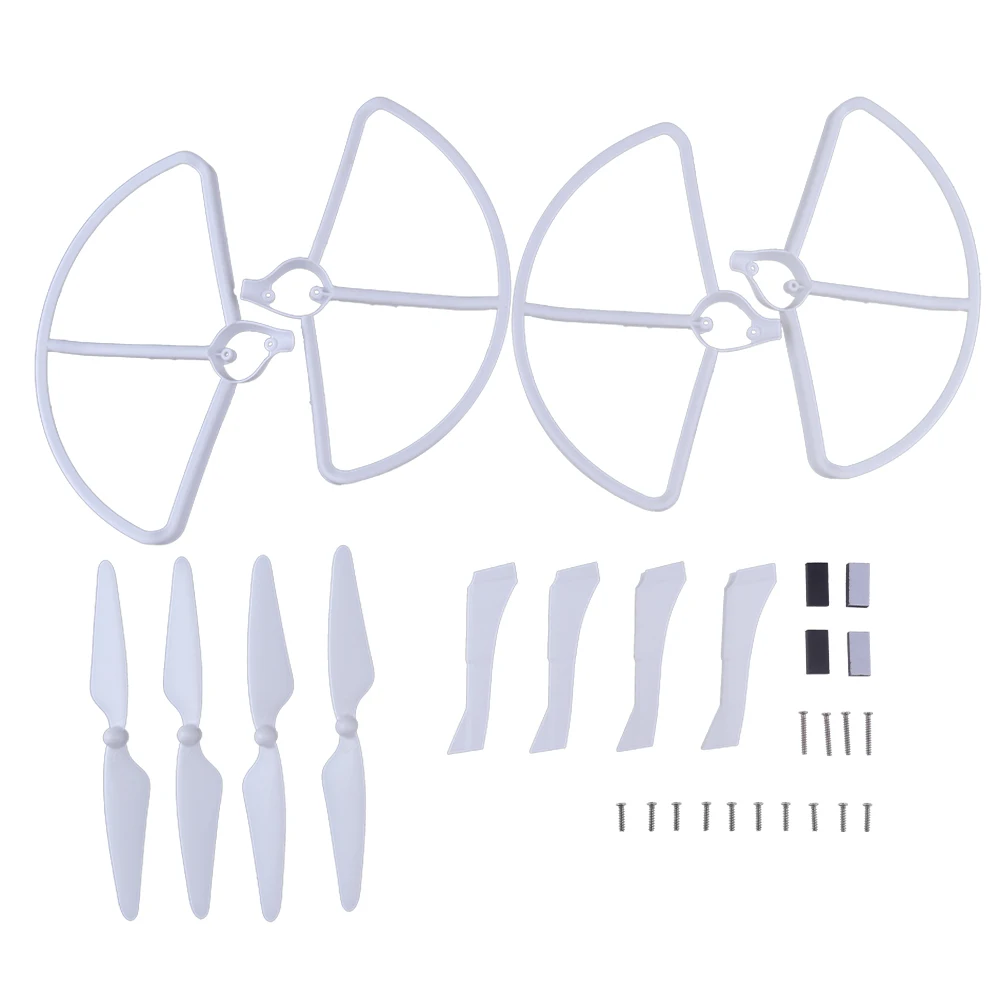 Coperchio Di Protezione Delle Eliche + Elica + Carrello Di Atterraggio Per Hubsan H501S/H501A/H501C/H501M/H501S Con H501S Pro Rc Quadcopter