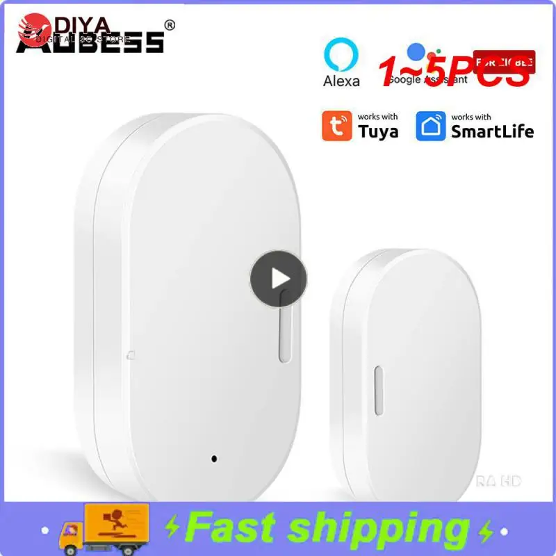 

1~5PCS Tuya Smart Door Sensor Door Open/Closed Detector Home Alarm Security Protection Smart Life Control Via Alexa