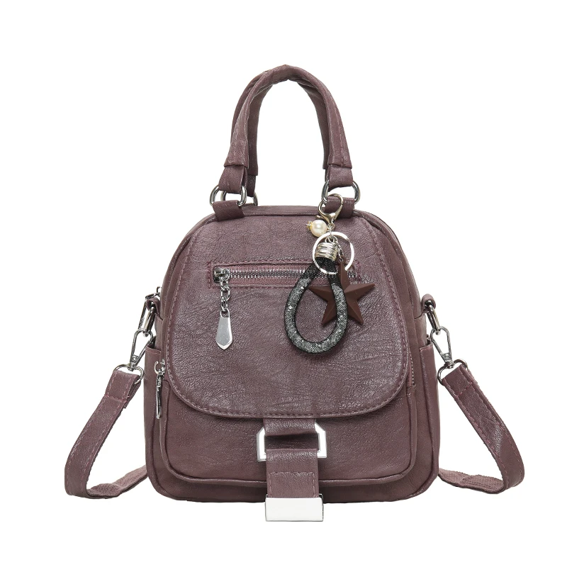 Multifunction Leather Backpacks For Women Travel Backpack Mini