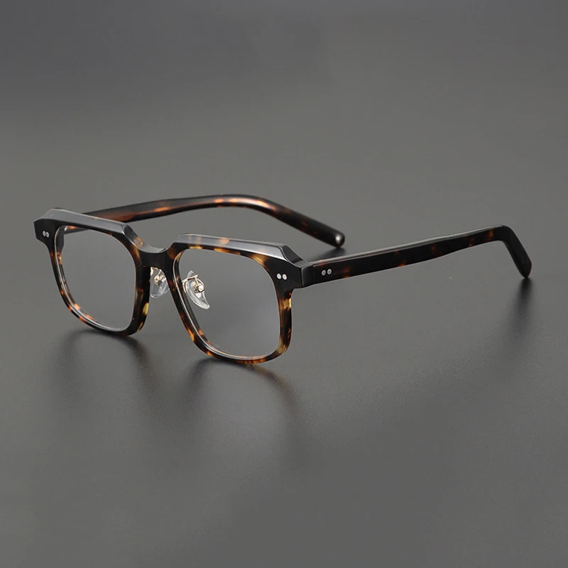 

New VECTOR-001 Acetate Plate Square Full Frame Men Fashion Tortoisesbill Frame Myopia Reading Women Personalized Eye glasses