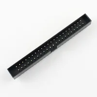 2.0mm 2x22 Pin 44 Pin Straight Male Shrouded PCB Box header IDC Socket DC3 3