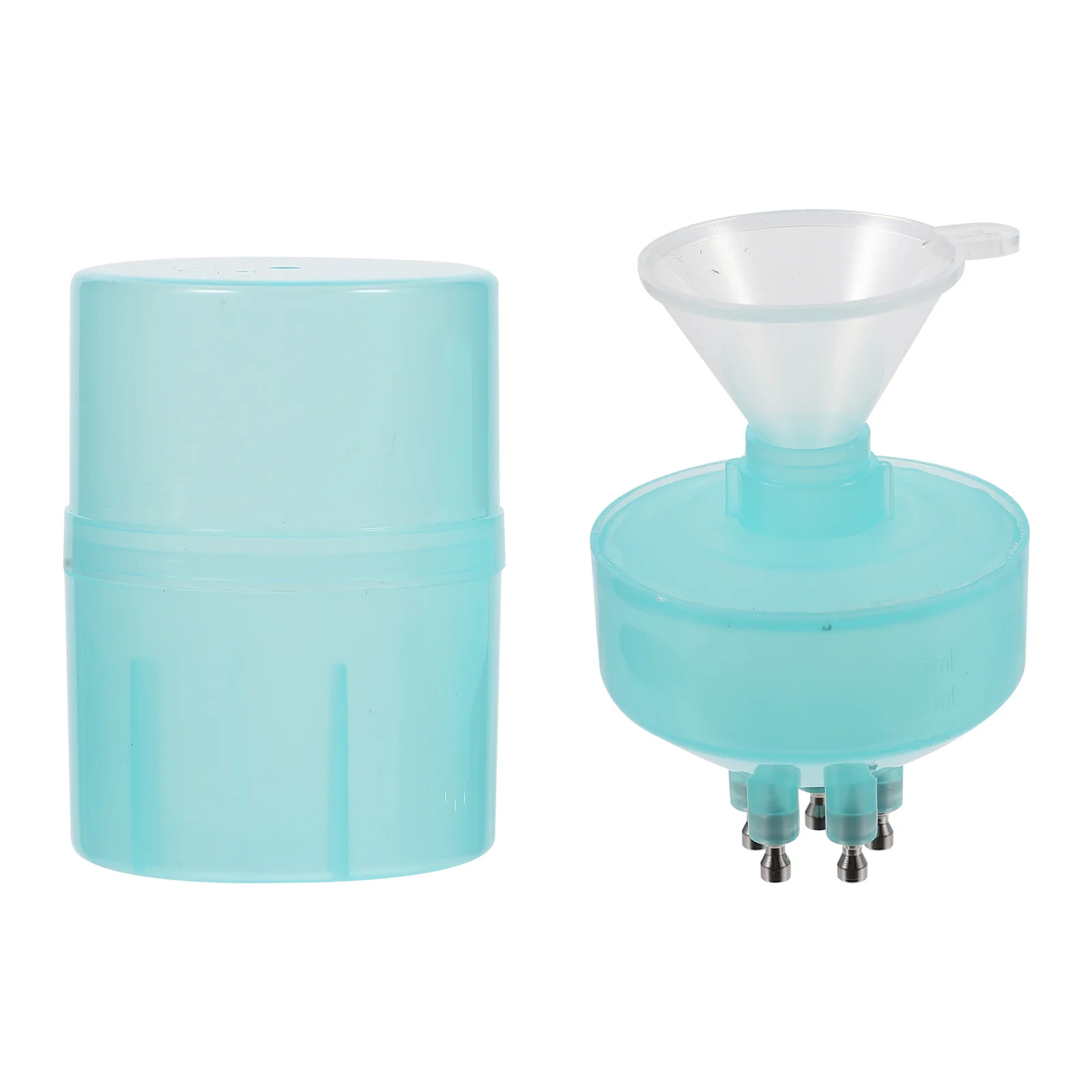 1 Set Plastic Applicator Dropper Bottle Cone Empty Bottle for Dying