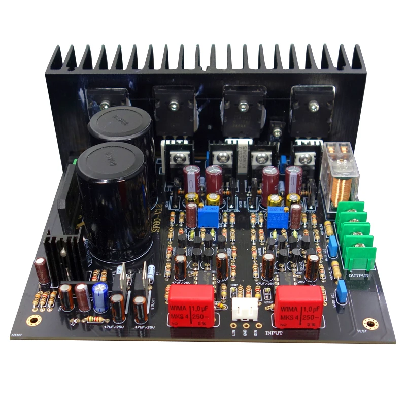 

C5200 A1943 / ON NJW0281 0302 Tube SF60 Dual Channel 150W*2 Stereo Audio Amplifier Board Super LM3886 TDA7293