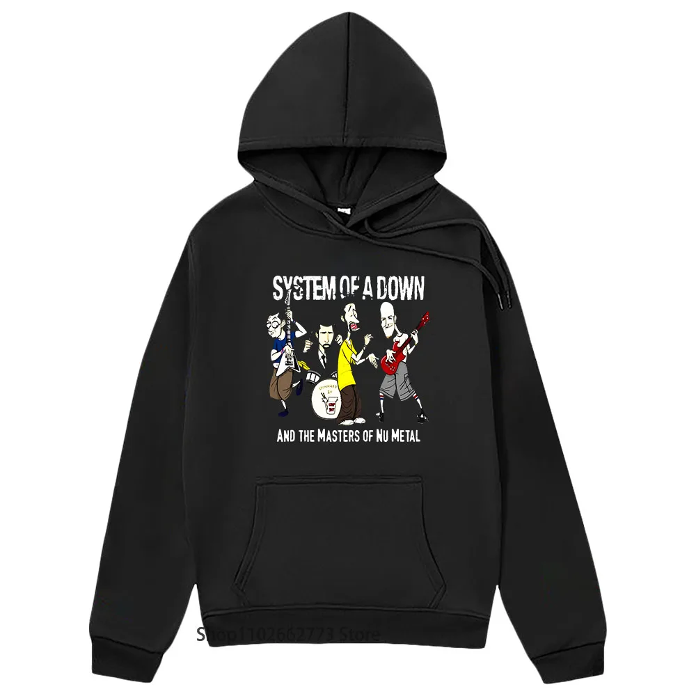 

System of A Down Band Sweatshirt Liberty Bandit Rock Music Hoodie Fashion Streetwear Women Clothes Unisex Y2k Pullover Men Hoody