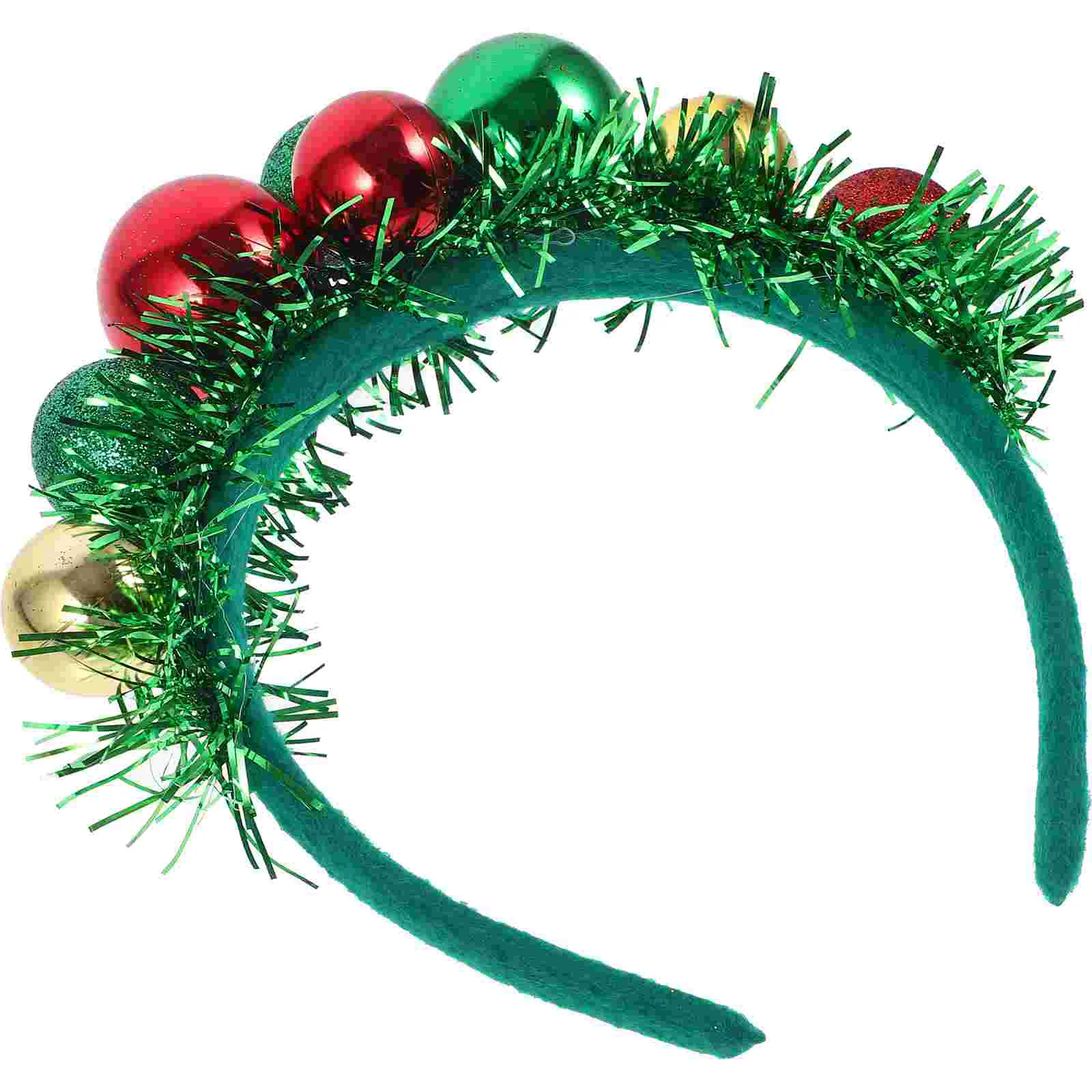 

Christmas Headbands Hair Hoop Xmas Glitter Metallic New Year Headwear Fascinator Boppers Holiday Hair Accessories
