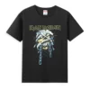 Hip Hop T-shirt Men's Short Sleeves Iron Band Casual Head T-shirt Graphic Oversized Sports Top Maiden Comfortable Streetwear Tee 5