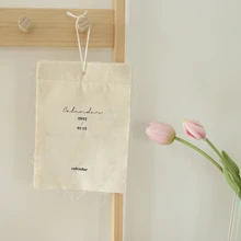 

1Pc Hanging Calendar Innovative Flexible Fabric Wall 2022 New Style Year Calendar Wall Calendar Creative Photo Prop Dropshipping