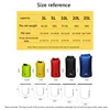 Dry Bag 30D Nylon Diamond Grid Ultralight Drifting Swimming Debris Clothes Sleeping Bag Storage Waterproof River Trekking Bag 5