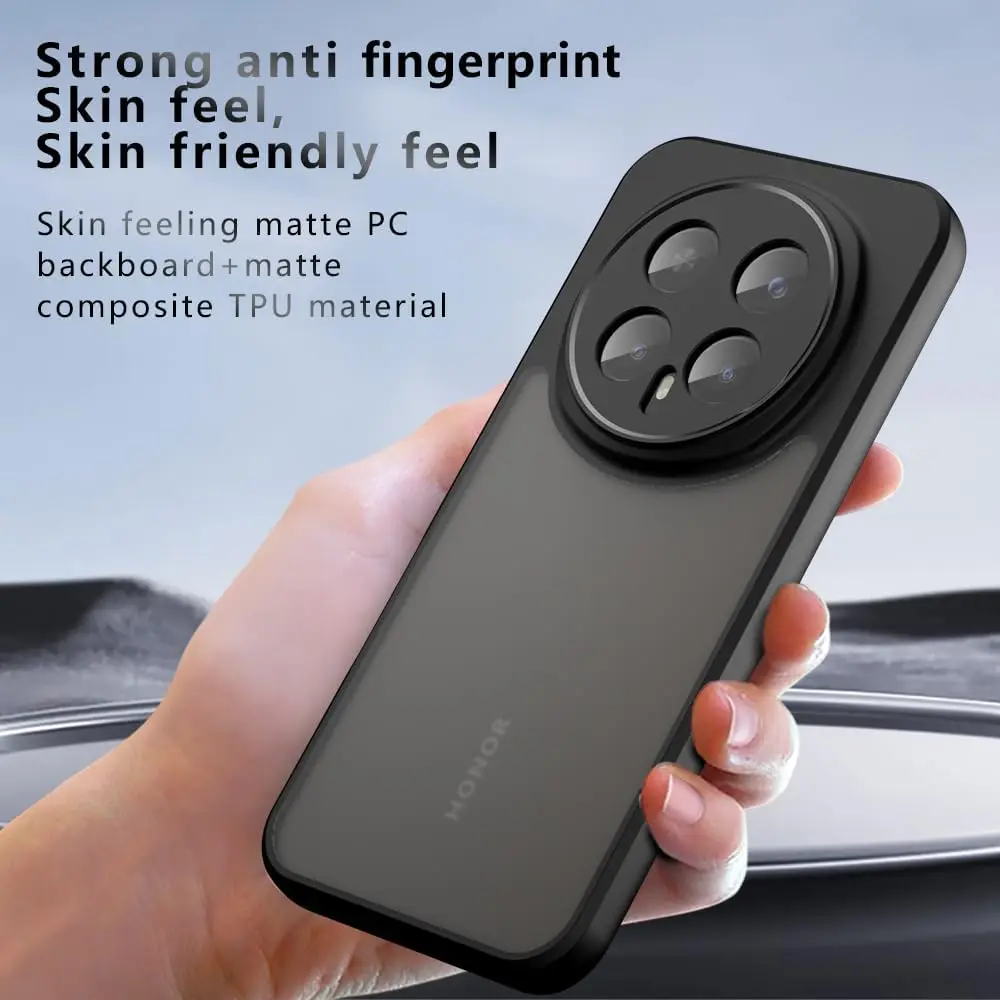 Frosted Matte Shockproof Translucent Skin-Touch Hard Back Case