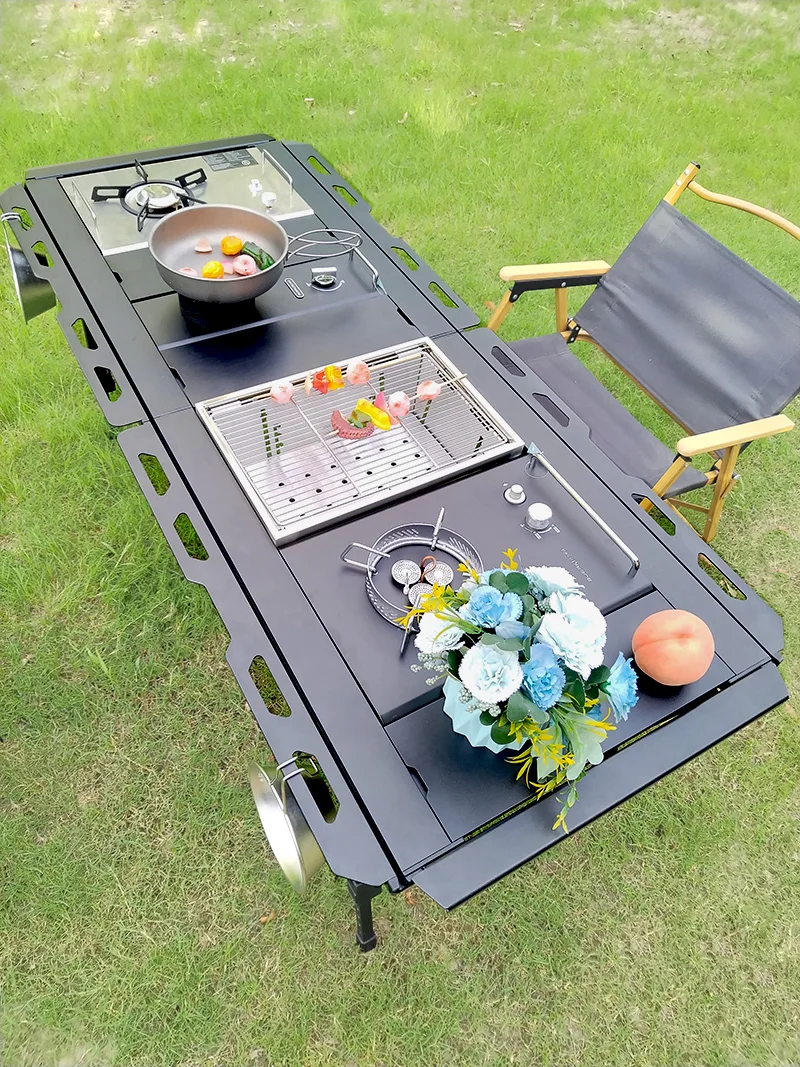 折りたたみテーブル 軽量 バックパック ロール 多機能 調節可能な脚