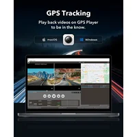 WOLFBOX G930-Caméra de Tableau de Bord, 10 Pouces, Wifi, 4K, DVR FOV 140, Miroir, 24H, Vue de Stationnement, Écran Tactile, Enregistreur Vidéo 4